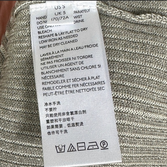 Free People Borderline Midi Skirt Marble Combo Size Small Revolve Ribbed Boho S - Picture 6 of 8